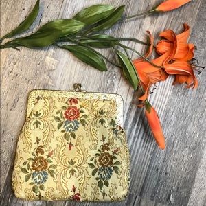 Vintage 1950’s La Regale Ltd. Tapestry Clutch Bag
